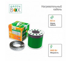 Нагревательный кабель для теплого пола GREEN BOX 82 м 980 Вт