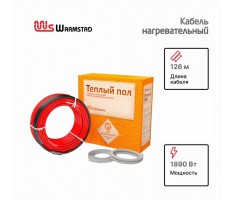 Кабель нагревательный "Warmstad" WSS 126 м 1890 Вт