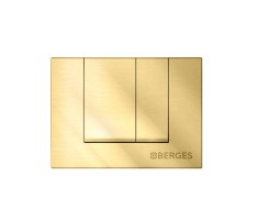 Кнопка BERGES для инсталляции NOVUM S9 золото глянец 040049