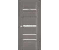 Межкомнатная дверь SoftTouch XLINE 10 со стеклом без притвора Ясень грей структурный 900х2000