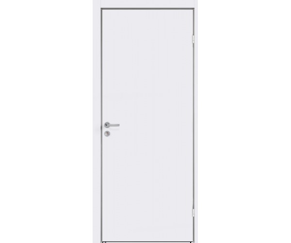 Межкомнатная дверь крашенное облегченное глухое Белый М 9х21