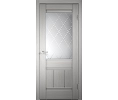 Межкомнатная дверь 3D Flex UNICA 11 со стеклом без притвора Белый 800х2000