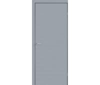 Межкомнатная дверь крашенное облегченное глухое цвет RAL7040 М 7х21