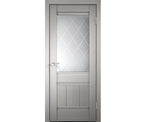 Межкомнатная дверь 3D Flex UNICA 11 со стеклом без притвора Белый 700х2000
