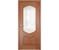 Межкомнатная дверь шпон ВЕРОНА со стеклом цвет Дуб 700х2000