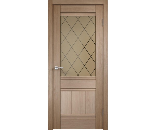 Межкомнатная дверь 3D Flex UNICA 11 со стеклом без притвора Бруно 900х2000