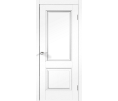 Межкомнатная дверь SoftTouch ALTO 6 со стеклом без притвора Ясень белый структурный 700х2000
