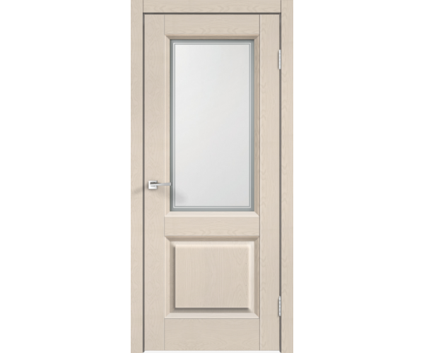 Межкомнатная дверь SoftTouch ALTO 6 со стеклом без притвора Ясень капучино структурный 900х2000