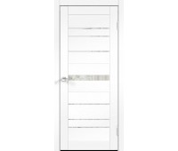 Межкомнатная дверь SoftTouch XLINE 10 со стеклом без притвора Ясень белый структурный 700х2000