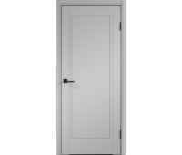 Межкомнатная дверь эмаль SCANDI 4 глухое без притвора Светло-серый 400х2000