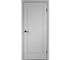 Межкомнатная дверь эмаль SCANDI 4 глухое без притвора Светло-серый 400х2000