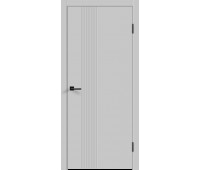 Межкомнатная дверь эмаль SCANDI 3D 1 глухое без притвора Светло-серый 900х2000