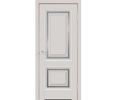 Межкомнатная дверь экошпон FLY 1 без притвора Эмалит серый 900х2000