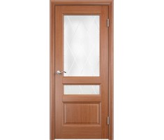 Межкомнатная дверь шпон ДЖЕСИКА ЛАЙТ со стеклом цвет Дуб 900х2000