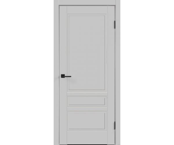 Межкомнатная дверь эмаль SCANDI глухое 3P без притвора Светло-серый 600х2000