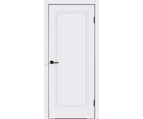 Межкомнатная дверь эмаль SCANDI 4 глухое без притвора Белый 400х2000