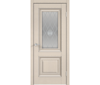 Межкомнатная дверь SoftTouch ALTO 7 со стеклом без притвора Ясень капучино структурный 700х2000