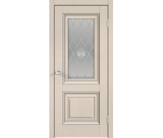 Межкомнатная дверь SoftTouch ALTO 7 со стеклом без притвора Ясень капучино структурный 800х2000