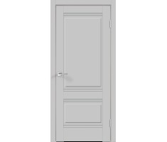 Межкомнатная дверь экошпон ALTO глухое 2P без притвора Эмалит серый 900х2000
