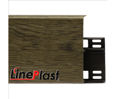Плинтус для пола пластиковый LinePlast 100 LB015  Овангкол