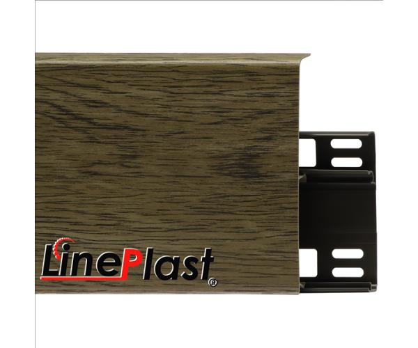 Плинтус для пола пластиковый LinePlast 100 LB015  Овангкол