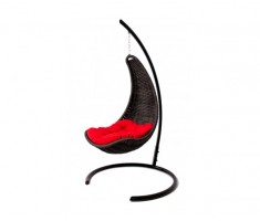 Кресло-гамак подвесное плетеный DeckWOOD (черный)