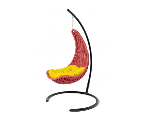 Кресло-гамак подвесное плетеный DeckWOOD (красный)