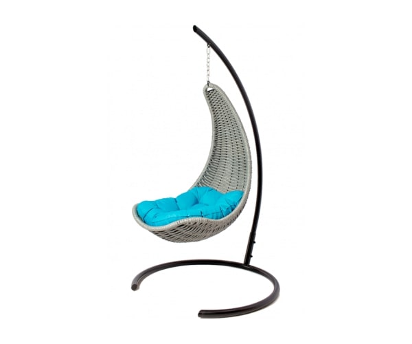Кресло-гамак подвесное плетеный DeckWOOD (серый)