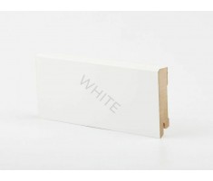 Плинтус напольный МДФ белый  Deartio White W29-80