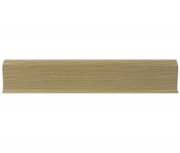 Плинтус для пола пластиковый LinePlast 58 Дуб светлый L011