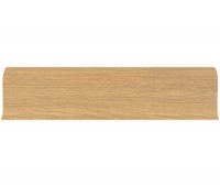 Плинтус для пола пластиковый LinePlast 80 Дуб Античный LM023