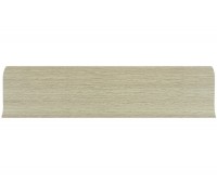 Плинтус для пола пластиковый LinePlast 80 Клен Светлый LM065