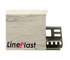Плинтус для пола пластиковый LinePlast 85 LS003