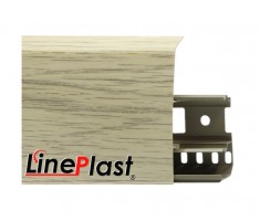 Плинтус для пола пластиковый LinePlast 85 LS004