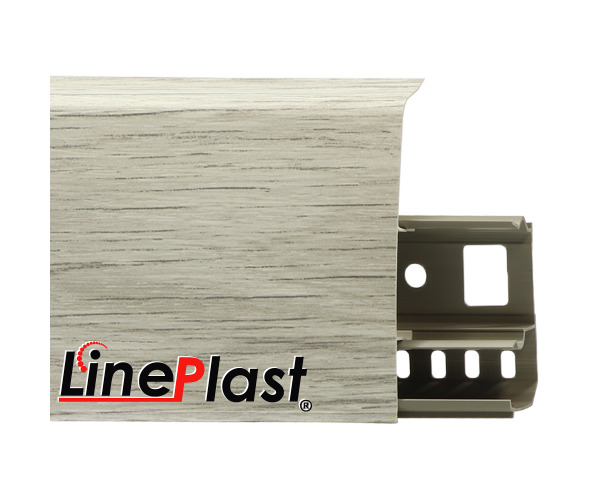 Плинтус для пола пластиковый LinePlast 85 LS005