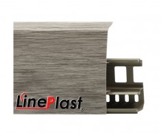 Плинтус для пола пластиковый LinePlast 85 LS007