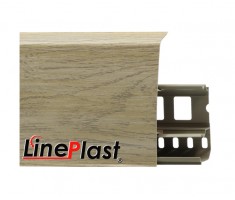 Плинтус для пола пластиковый LinePlast 85 LS008