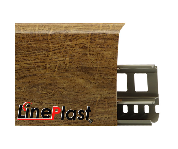 Плинтус для пола пластиковый LinePlast 85 LS017