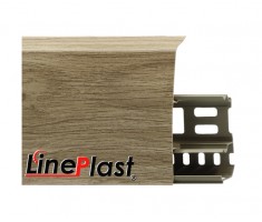 Плинтус для пола пластиковый LinePlast 85 LS019