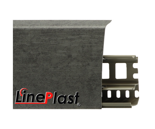 Плинтус для пола пластиковый LinePlast 85 LS029
