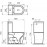 Унитаз-компакт BelBagno Sfera-TR BB2128CPR Унитаз-компакт BelBagno Sfera-TR BB2128CPR