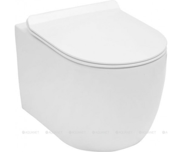 Унитаз подвесной Aquanet Rimless Cetus-W BL-102N-WHT