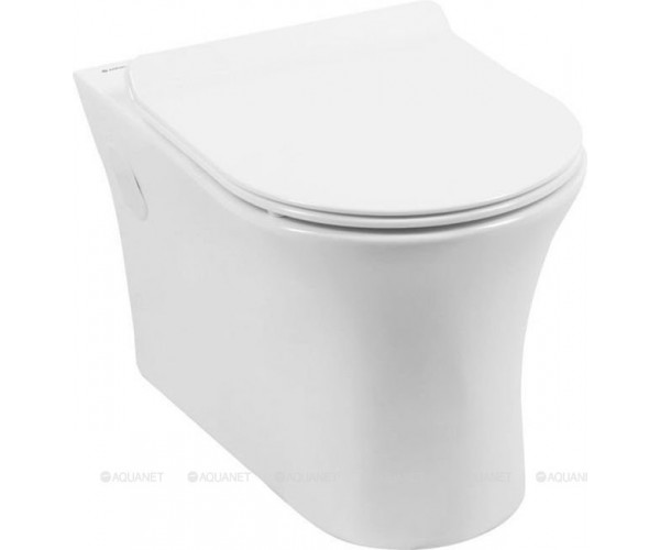 Унитаз подвесной Aquanet Rimless Roll-W CL-12249D Унитаз подвесной Aquanet Rimless Roll-W CL-12249D