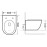 Унитаз подвесной Aquanet Rimless Cetus-W BL-102N-WHT