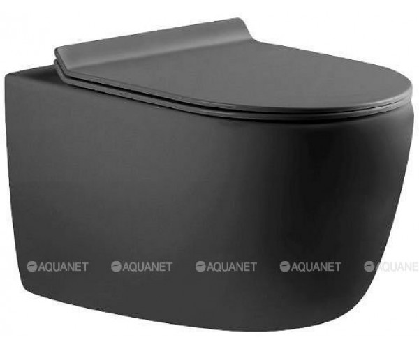 Унитаз подвесной Aquanet Rimless Cetus-GW BL-102N-WHT серый Унитаз подвесной Aquanet Rimless Cetus-GW BL-102N-WHT серый