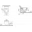 Чаша подвесного унитаза VitrA Integra Square 7082B003-0075 Чаша подвесного унитаза VitrA Integra Square 7082B003-0075
