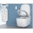 Унитаз подвесной VitrA V-Care Comfort 5674B003-6194 Унитаз подвесной VitrA V-Care Comfort 5674B003-6194