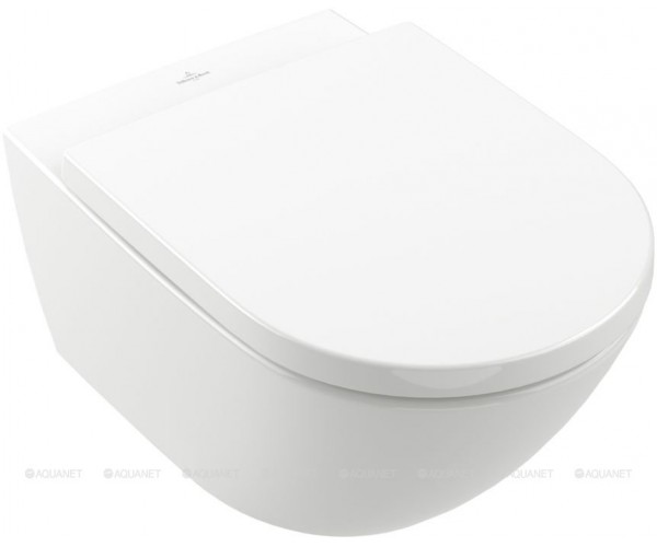 Чаша подвесного унитаза Villeroy & Boch Subway 3.0 4670TS01 Чаша подвесного унитаза Villeroy & Boch Subway 3.0 4670TS01