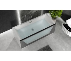Ванна NEO 170*75 1 стекло (принт бетон)