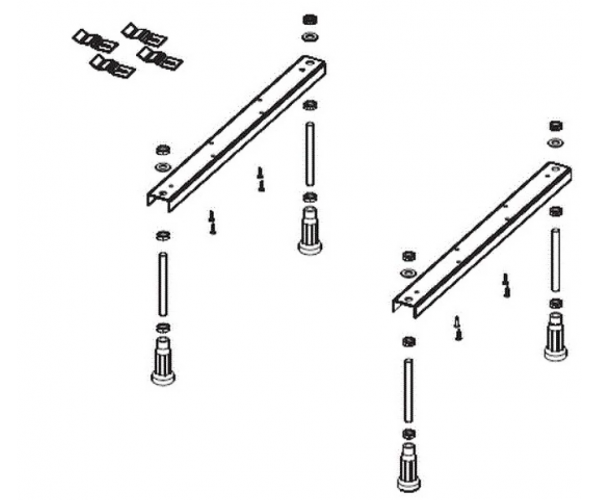 Ножки для ванн Riho Universal 207093